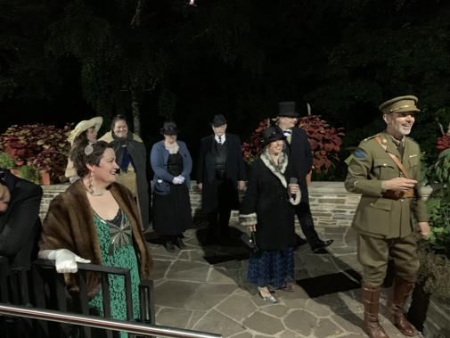 Image of historical re-enactors at the Haunted Mississauga event in October 2019.
