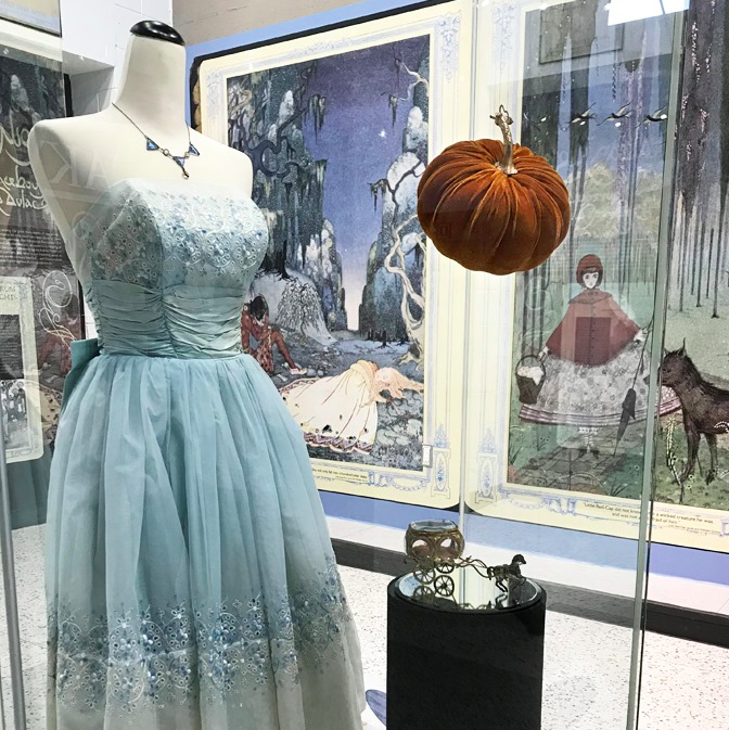 A display about Cinderella at Queen Elizabeth Park Community and Cultural Centre